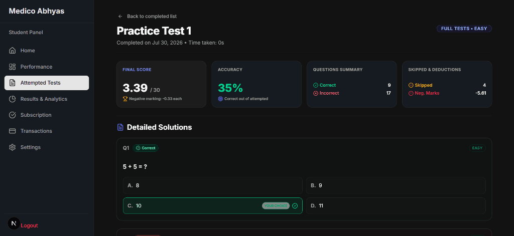 Detailed question solution walkthrough screenshot